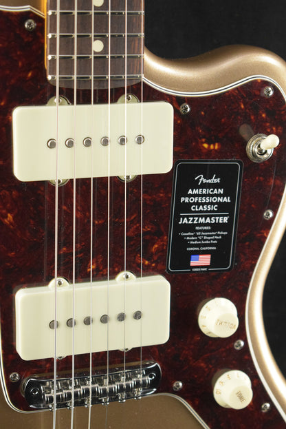 Fender American Professional Classic Jazzmaster Faded Firemist Gold Rosewood Fingerboard