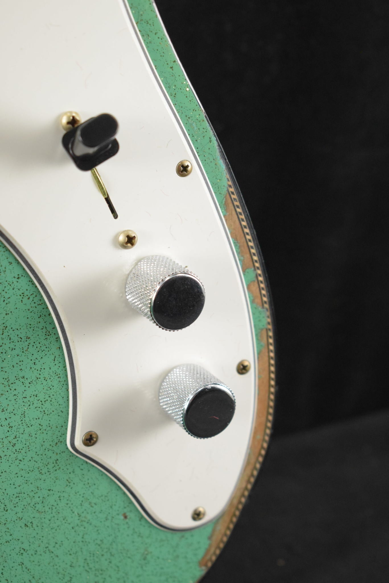 Fender Custom Shop '60s Custom Telecaster Thinline Relic Aged Seafoam Green Sparkle