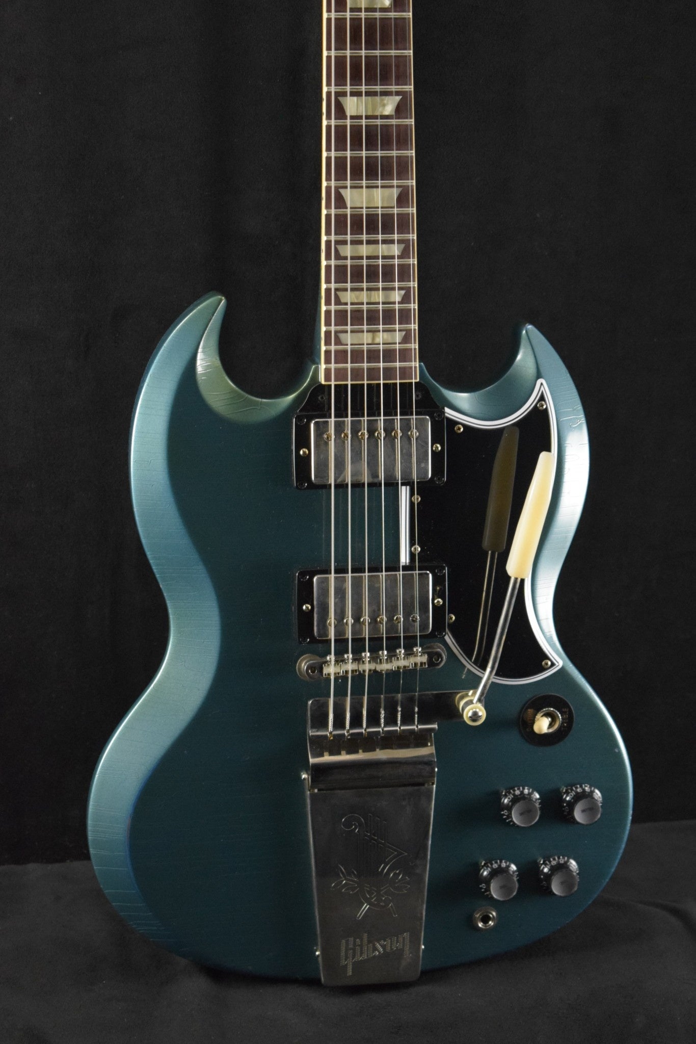 Gibson Murphy Lab 1964 SG Standard With Maestro Vibrola Pelham Blue Light Aged