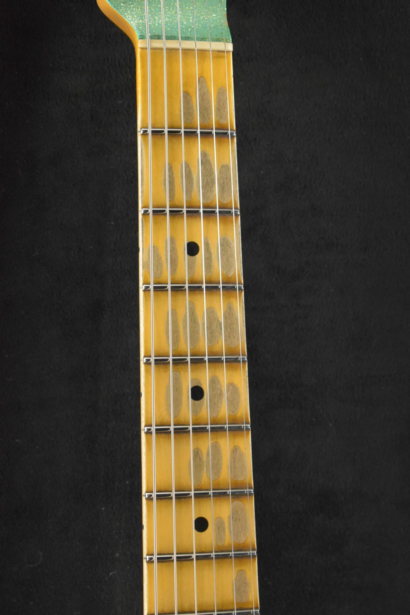 Fender Custom Shop '60s Custom Telecaster Thinline Relic Aged Seafoam Green Sparkle