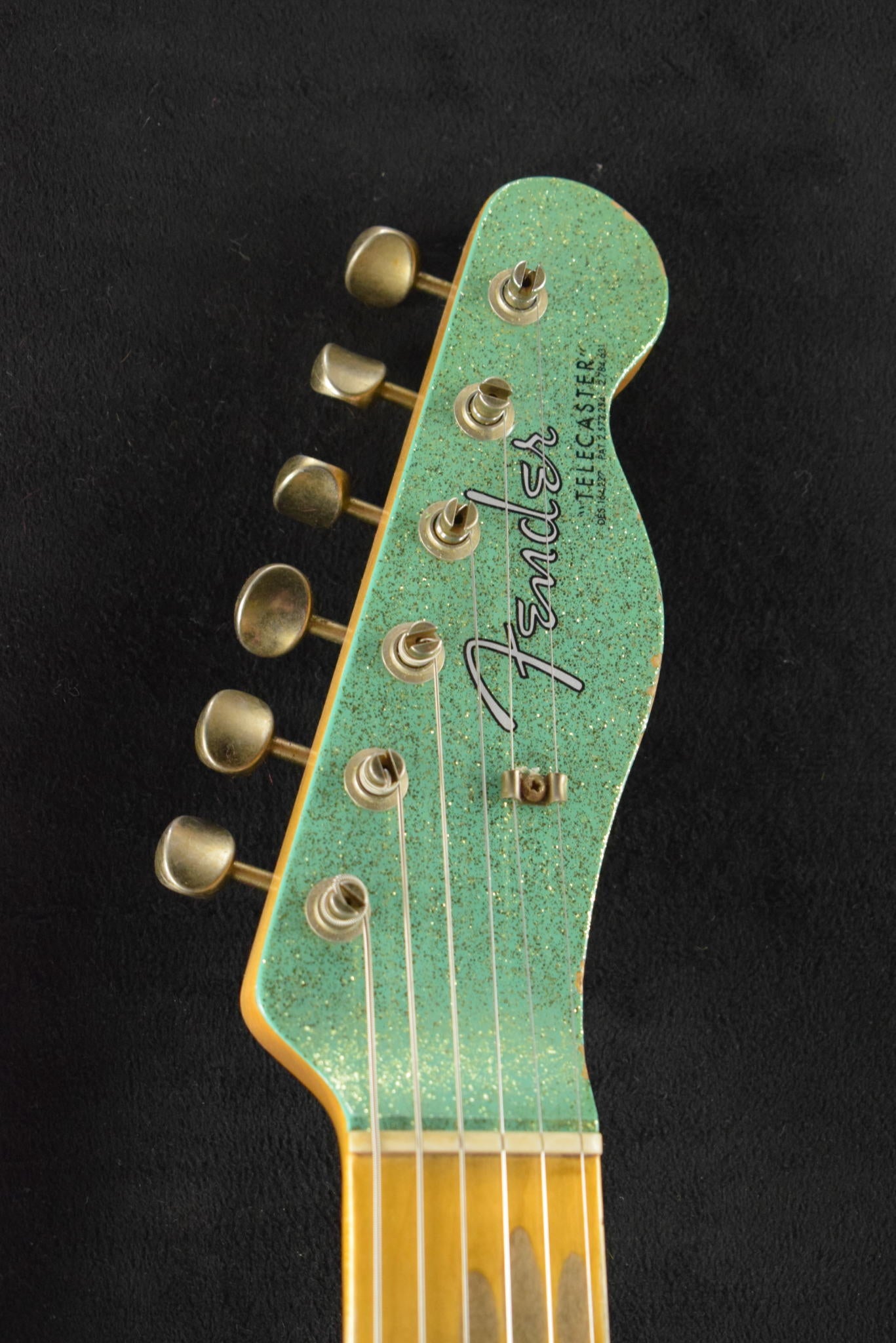 Fender Custom Shop '60s Custom Telecaster Thinline Relic Aged Seafoam Green Sparkle