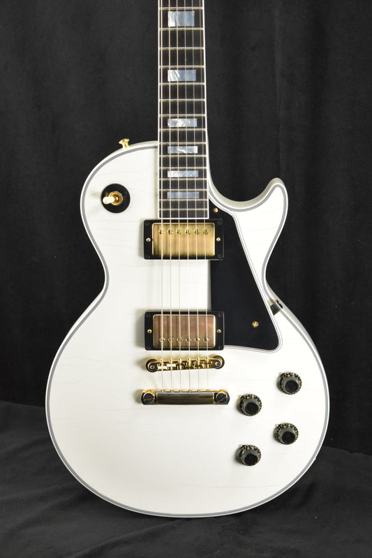 Gibson Murphy Lab 1957 Les Paul Custom 2-Pickup Alpine White Ultra Light Aged Fuller's Exclusive