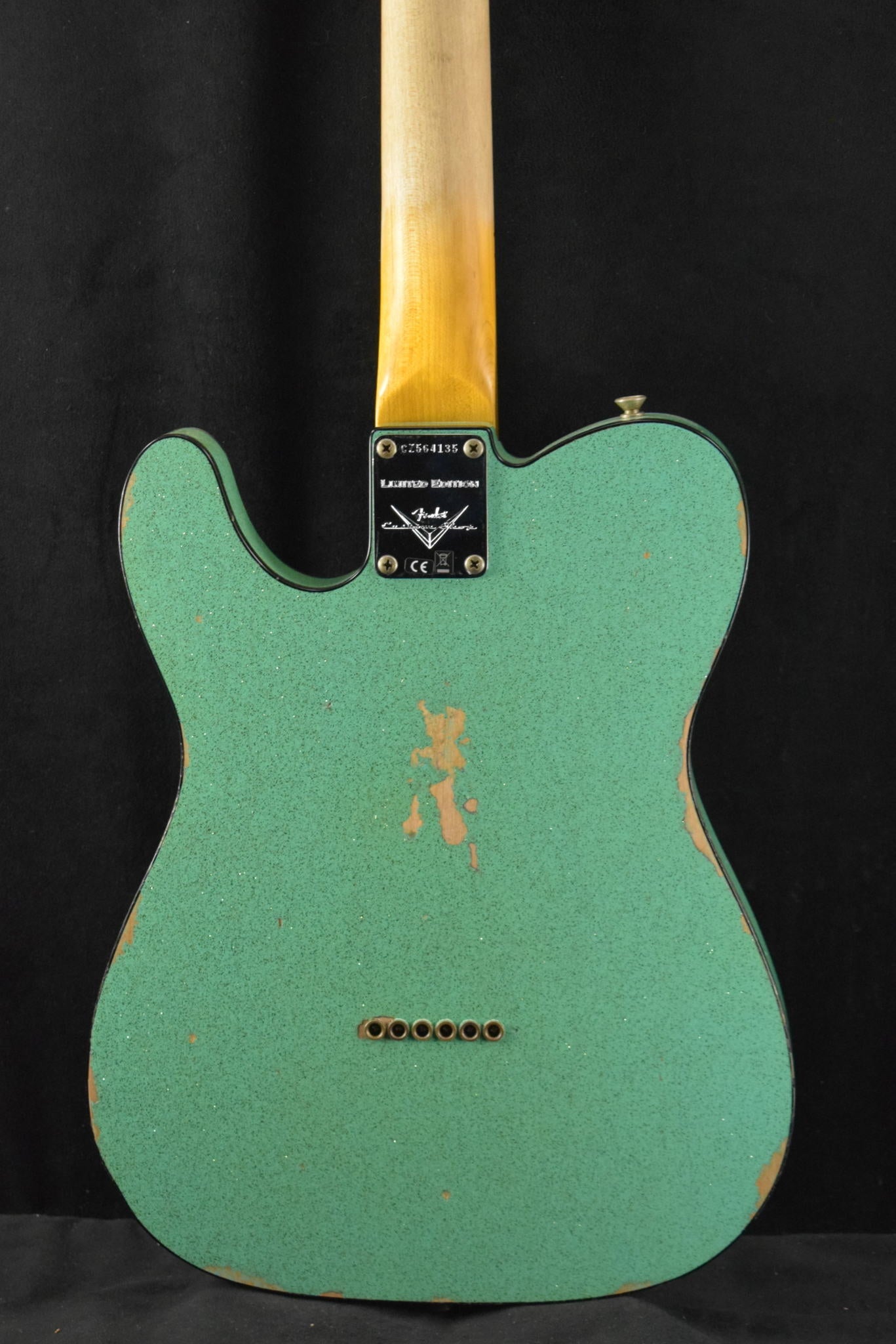 Fender Custom Shop '60s Custom Telecaster Thinline Relic Aged Seafoam Green Sparkle