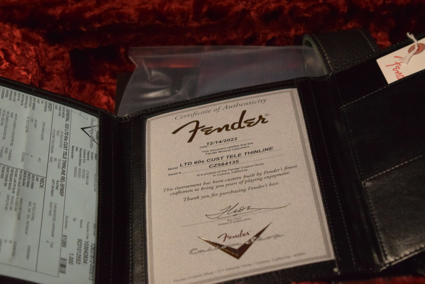 Fender Custom Shop '60s Custom Telecaster Thinline Relic Aged Seafoam Green Sparkle