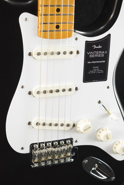 Fender Vintera II '50s Stratocaster Black Maple Fingerboard