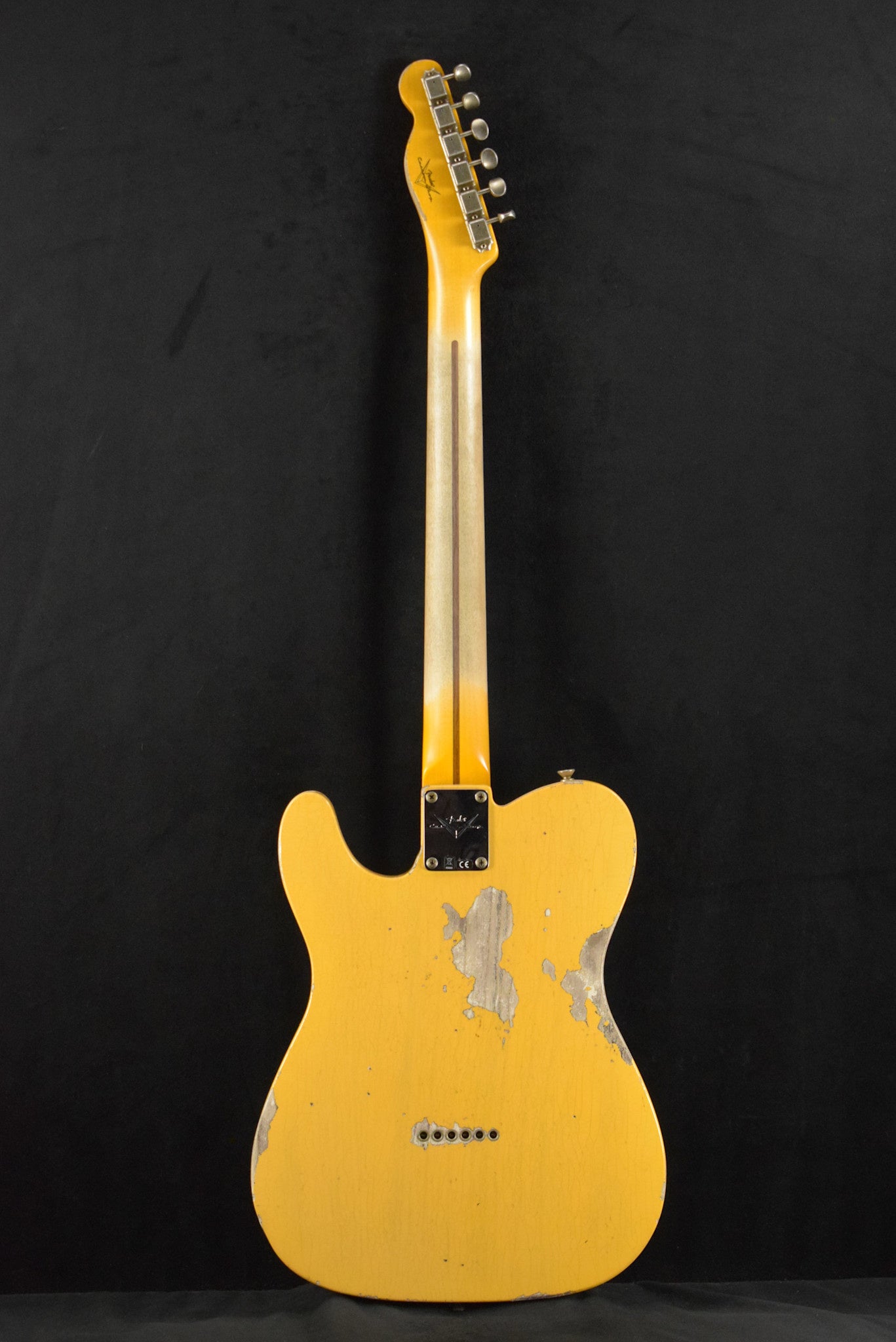 Fender 1954 Telecaster Heavy Relic Faded Aged Nocaster Blonde 1-Piece Rift Sawn Maple Neck Fingerboard,