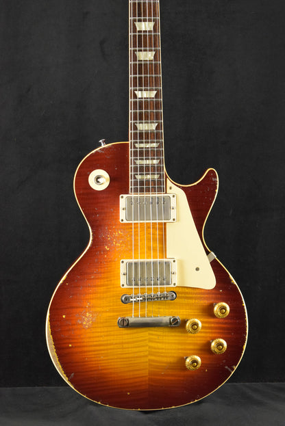 Gibson Murphy Lab 1959 Les Paul Standard Wide Tomato Burst Ultra Heavy Aged - Fuller's Exclusive