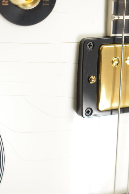 Gibson Murphy Lab 1957 Les Paul Custom 2-Pickup Alpine White Ultra Light Aged Fuller's Exclusive