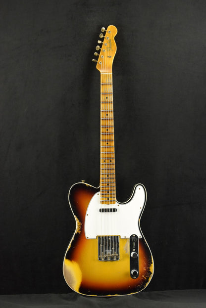 Fender Custom Shop '65 Tele Custom Heavy Relic - Faded 3 Color Sunburst