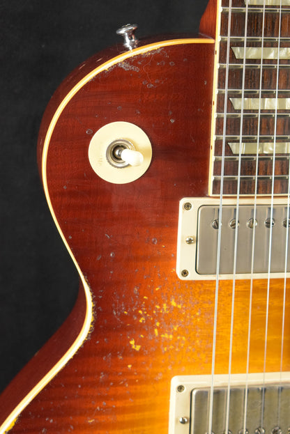 Gibson Murphy Lab 1959 Les Paul Standard Wide Tomato Burst Ultra Heavy Aged - Fuller's Exclusive