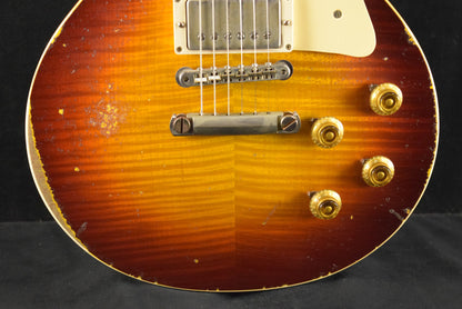 Gibson Murphy Lab 1959 Les Paul Standard Wide Tomato Burst Ultra Heavy Aged - Fuller's Exclusive