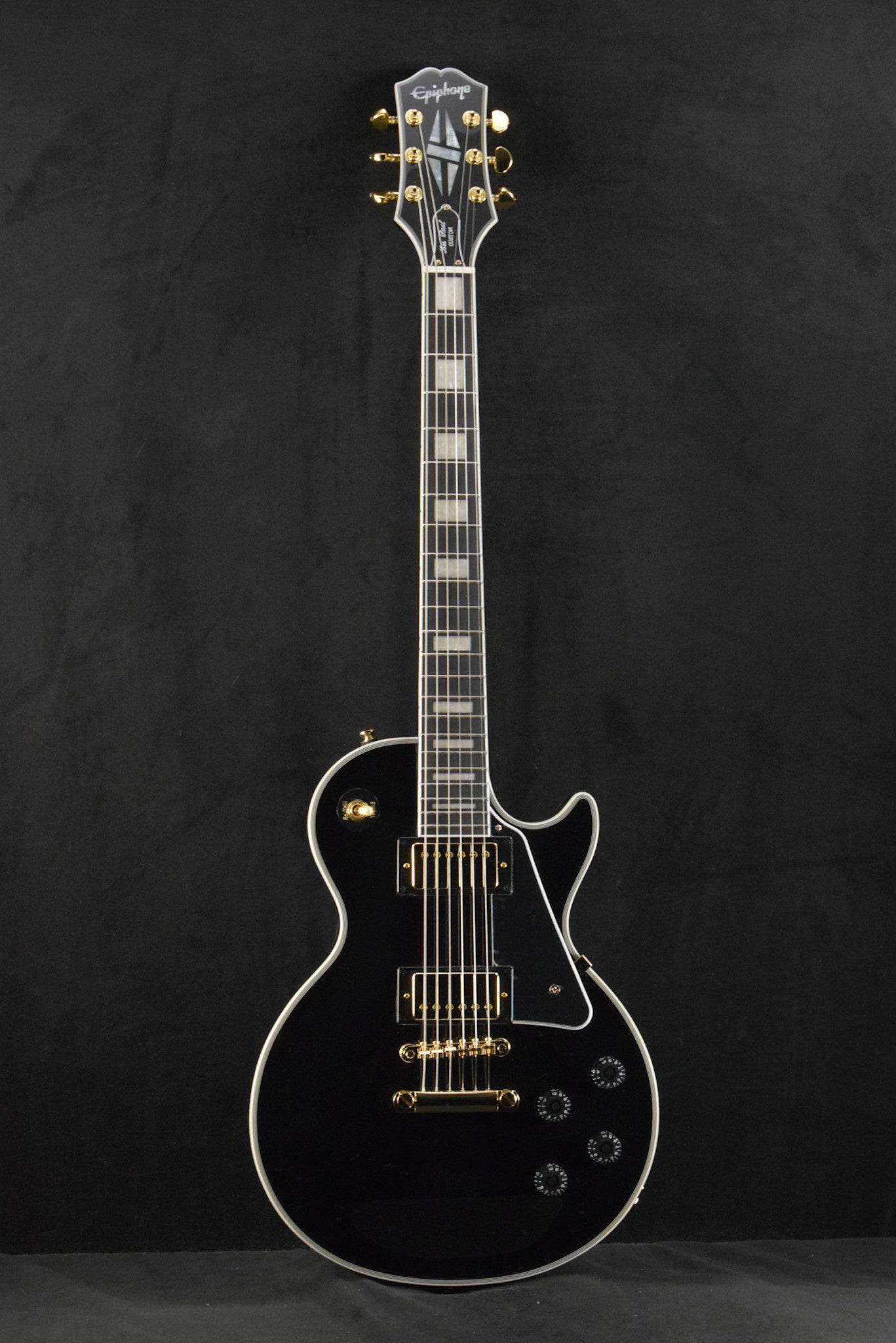 Epiphone Les Paul Custom Ebony w/Gig Bag