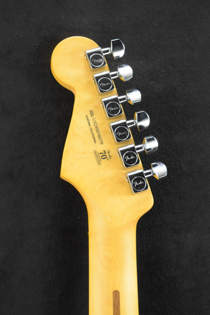 Fender American Professional II Stratocaster Thinline Transparent Daphne Blue Rosewood Fingerboard