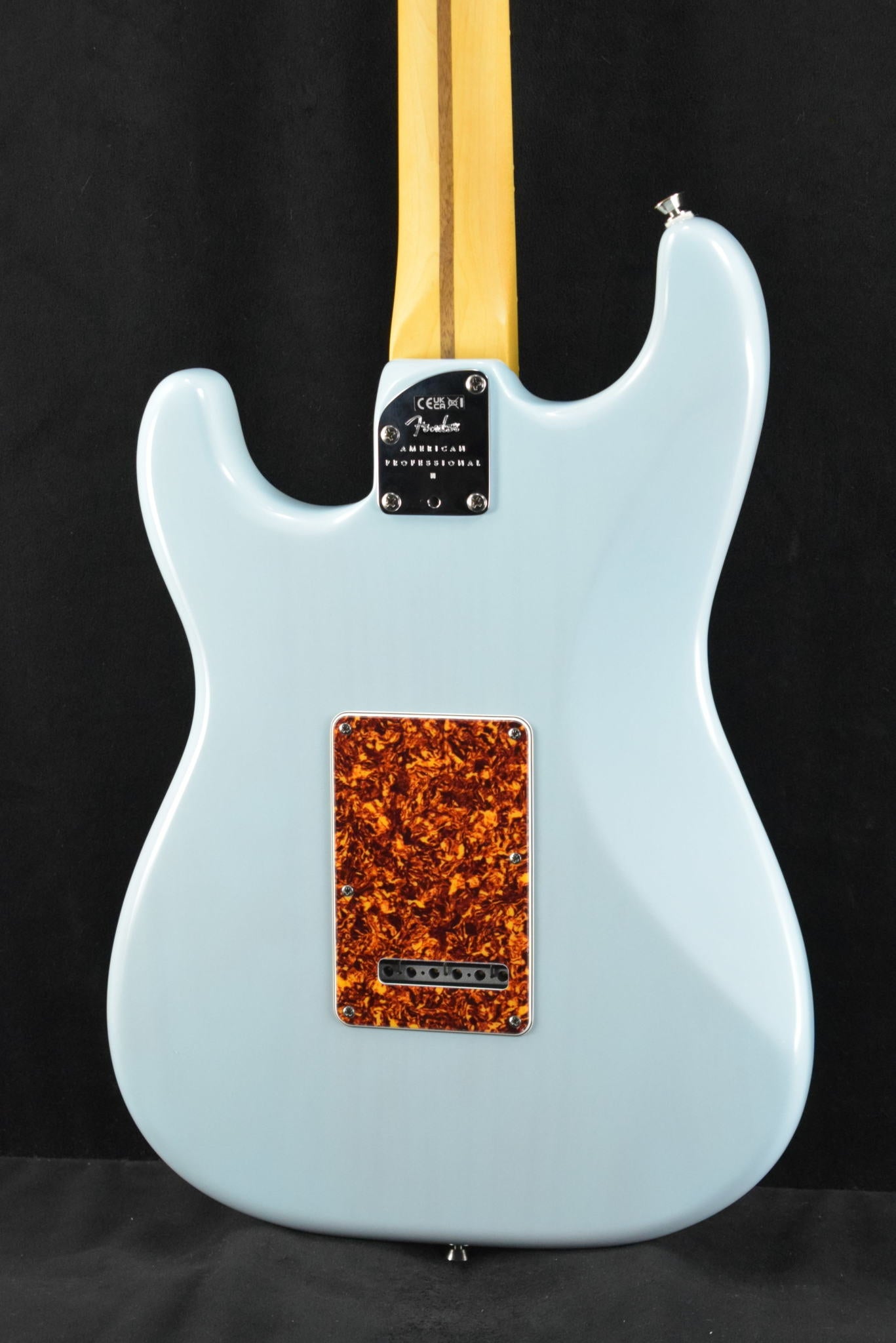 Fender American Professional II Stratocaster Thinline Transparent Daphne Blue Rosewood Fingerboard