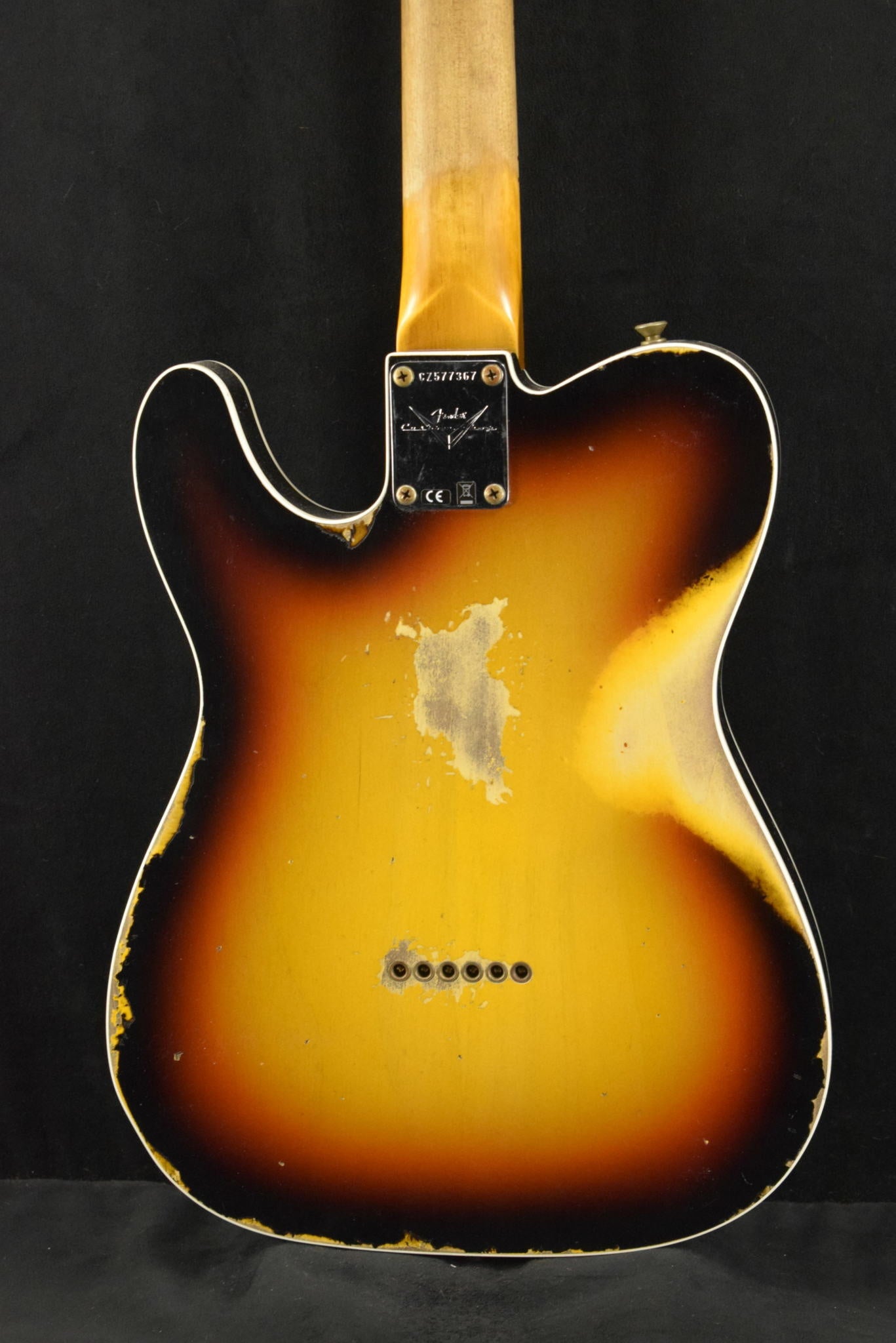 Fender Custom Shop '65 Tele Custom Heavy Relic - Faded 3 Color Sunburst