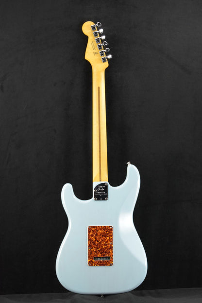 Fender American Professional II Stratocaster Thinline Transparent Daphne Blue Rosewood Fingerboard