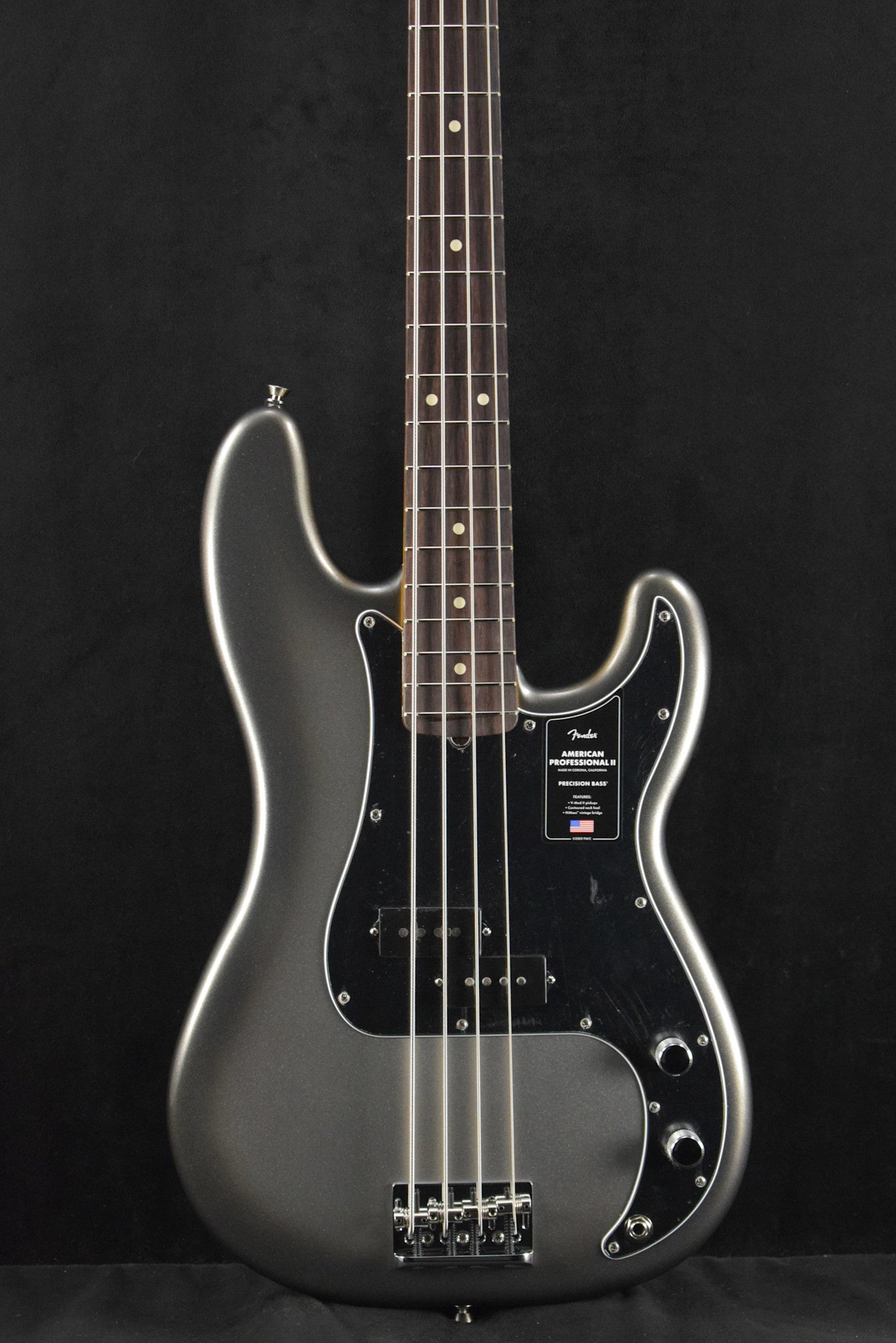 Fender American Professional II Precision Bass Mercury Rosewood Fingerboard