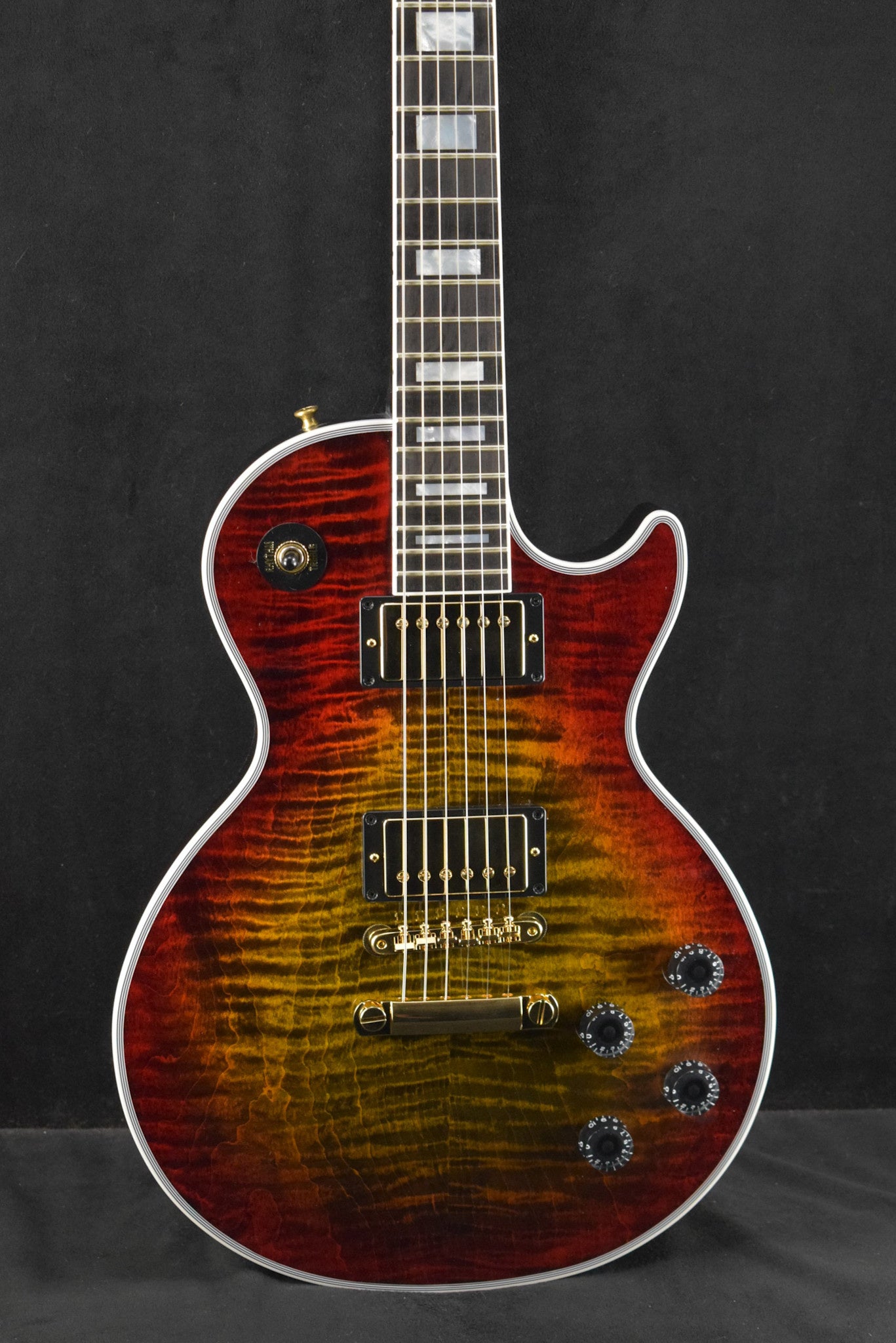 Gibson Custom Shop Les Paul Axcess Custom Figured Top w/ Ebony Fingerboard Gloss Bengal Burst