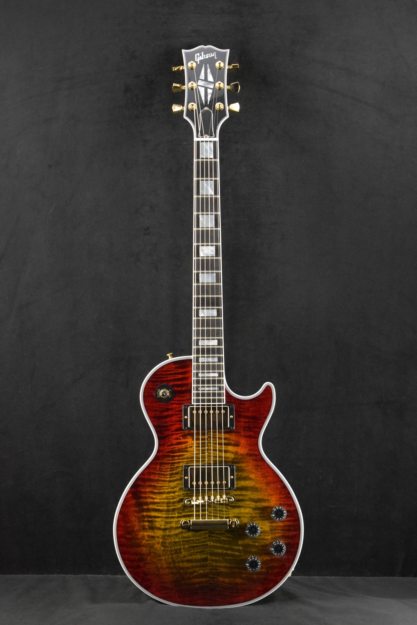 Gibson Custom Shop Les Paul Axcess Custom Figured Top w/ Ebony Fingerboard Gloss Bengal Burst