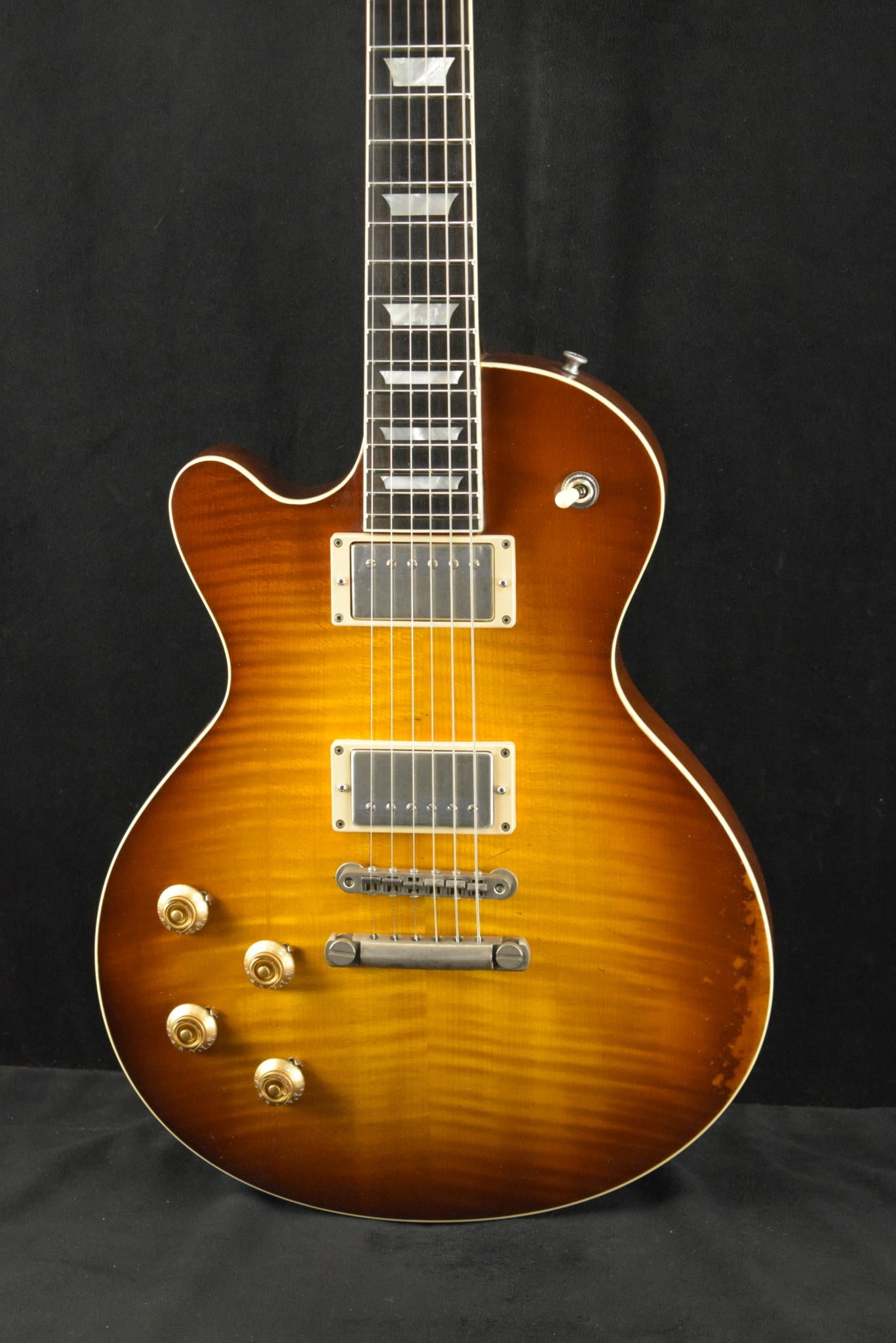 Eastman SB59L/V-GB Left-Handed Solid Body Antique Goldburst Varnish Finish