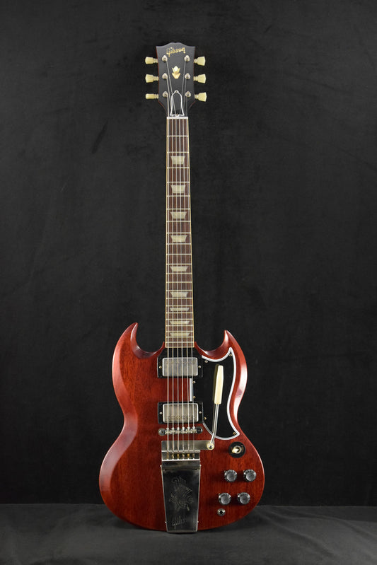 Gibson Custom Shop 1964 SG Standard Reissue With Maestro Vibrola VOS Cherry Red