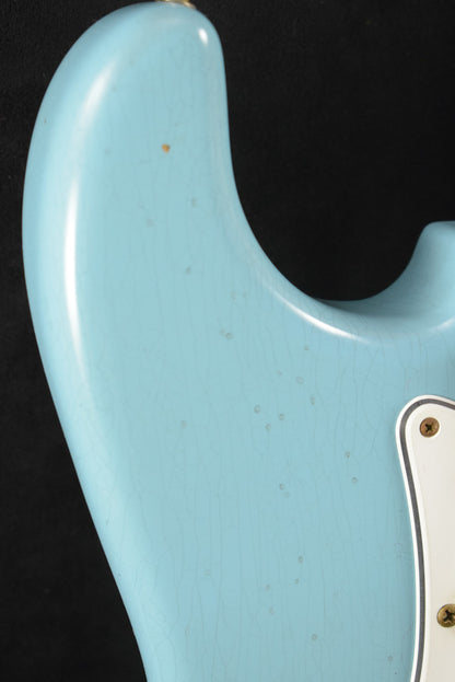 Fender Limited Edition Fat '64 Stratocaster Journeyman Relic Aged Daphne Blue 3A Rosewood Fingerboard
