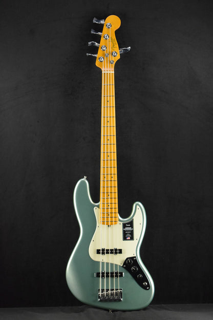 Fender American Professional II Jazz Bass V Mystic Surf Green Maple Fingerboard