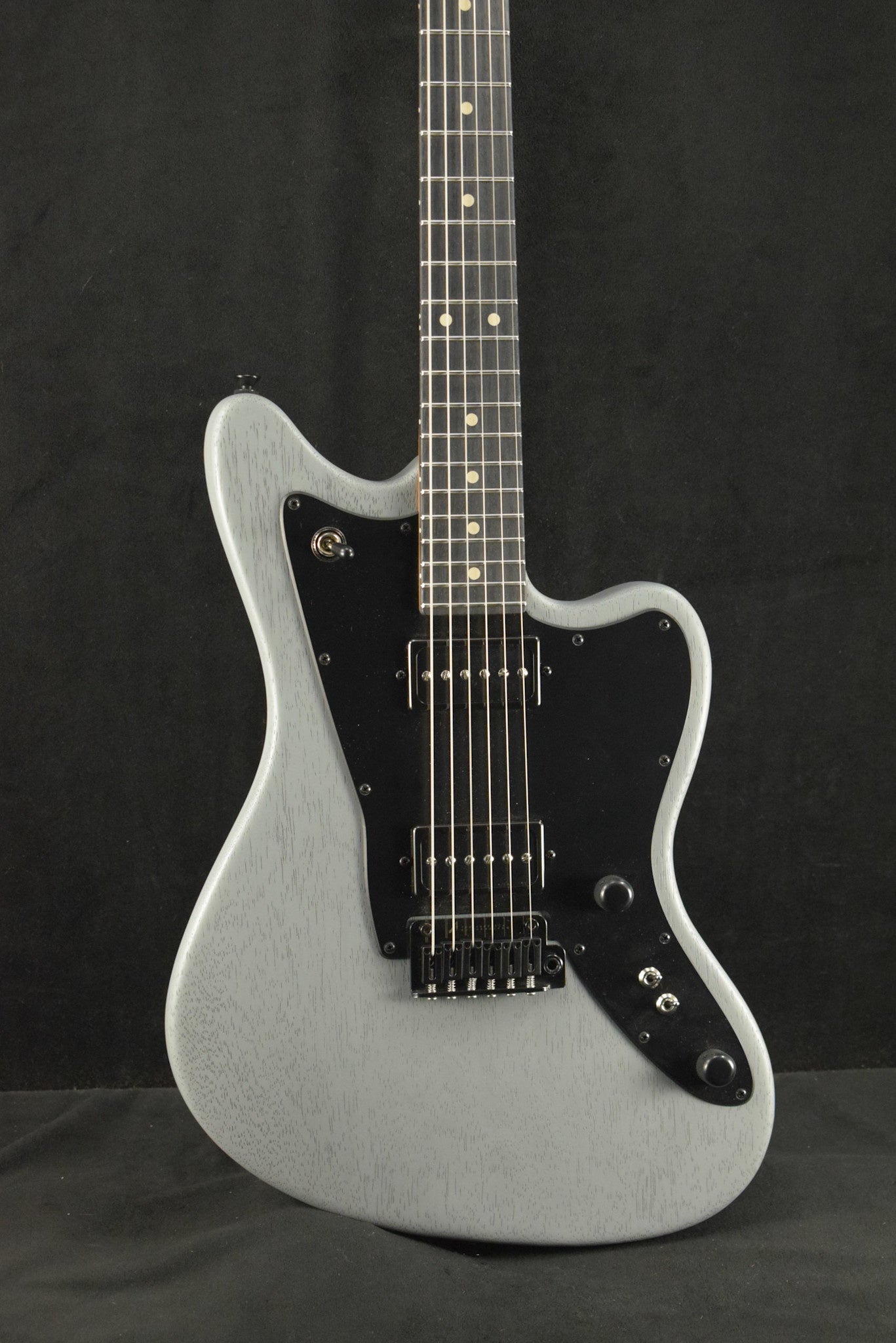 Tom Anderson Raven Superbird Satin Organic Grain Super Sonic Gray with Black