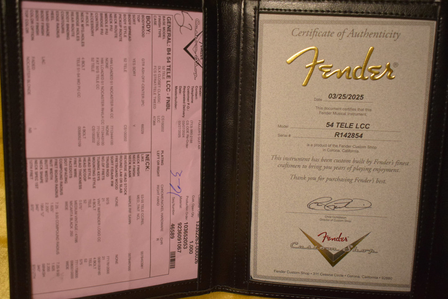 Fender 1954 Telecaster DLX Closet Classic Faded Nocaster Blonde 1-Piece Rift Sawn Maple Neck Fingerboard