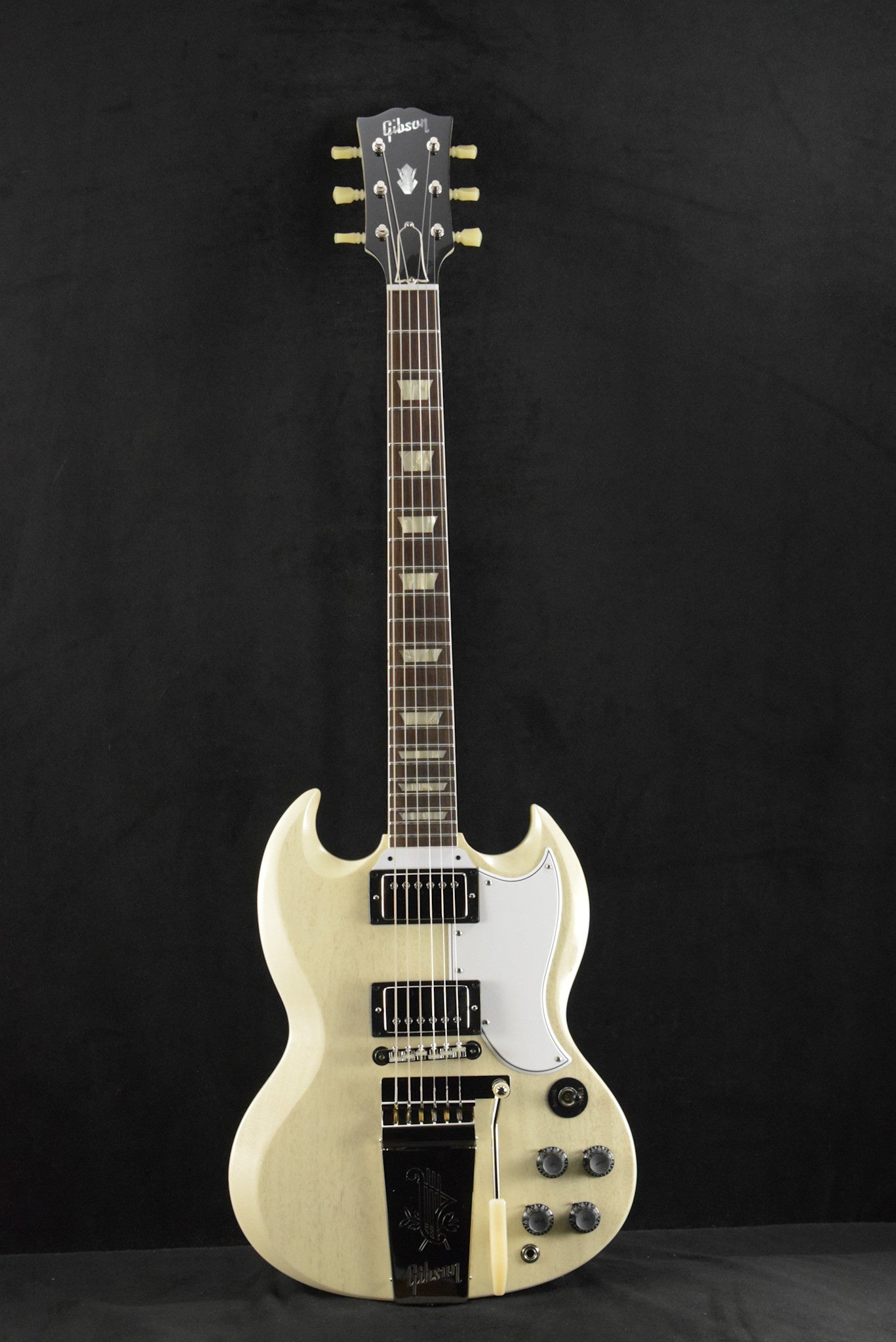Gibson Custom Dealer Select 1964 SG Standard Reissue with Maestro Vibrola - TV White