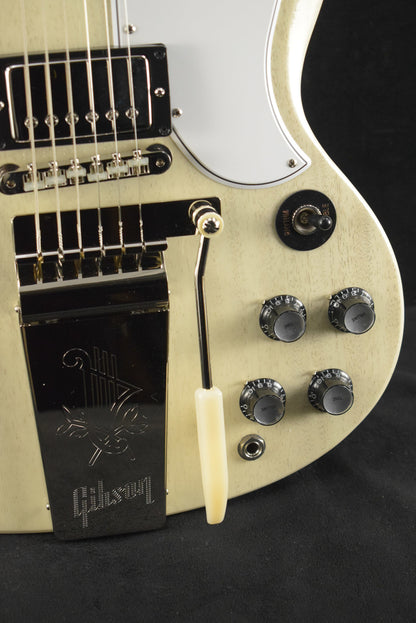 Gibson Custom Dealer Select 1964 SG Standard Reissue with Maestro Vibrola - TV White