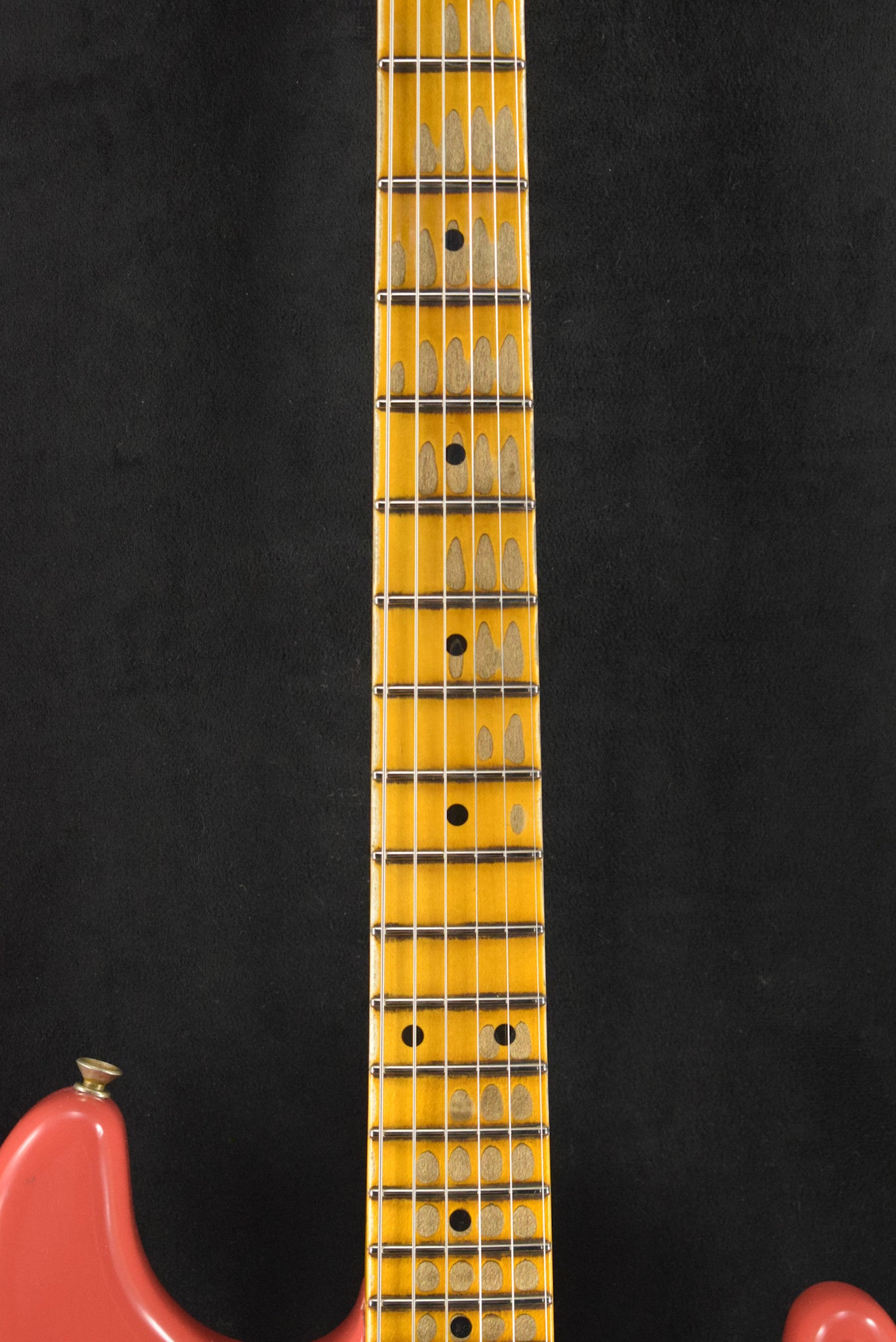 Fender 1957 Stratocaster Heavy Relic Aged Fiesta Red w/1-Piece