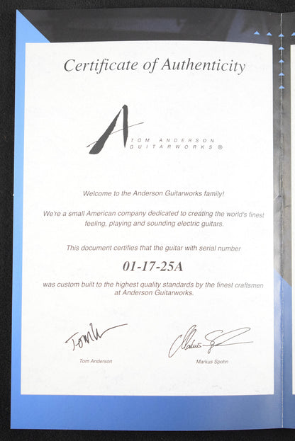 Tom Anderson Angel Player Metallic Purple