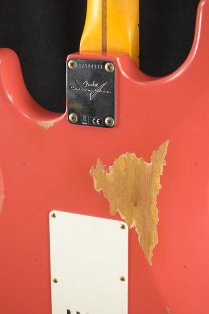 Fender 1957 Stratocaster Heavy Relic Aged Fiesta Red w/1-Piece Rift Sawn Maple Neck Fingerboard