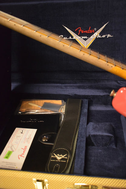 Fender 1957 Stratocaster Heavy Relic Aged Fiesta Red w/1-Piece Rift Sawn Maple Neck Fingerboard