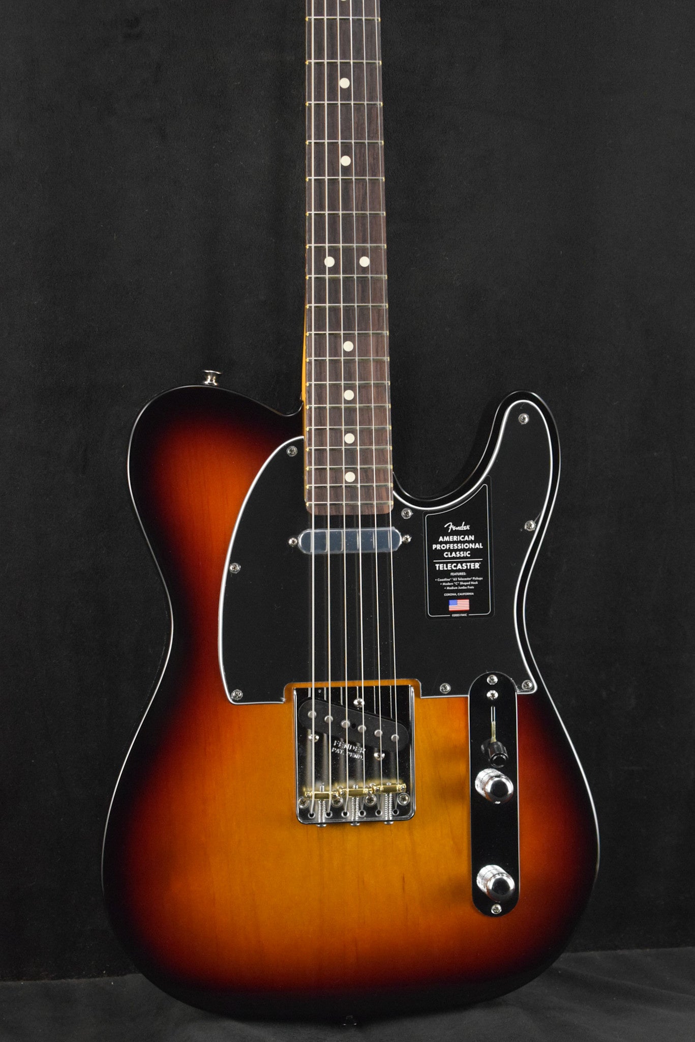 Fender American Professional Classic Telecaster 3-Color Sunburst Rosewood Fingerboard