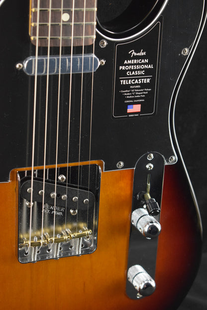 Fender American Professional Classic Telecaster 3-Color Sunburst Rosewood Fingerboard