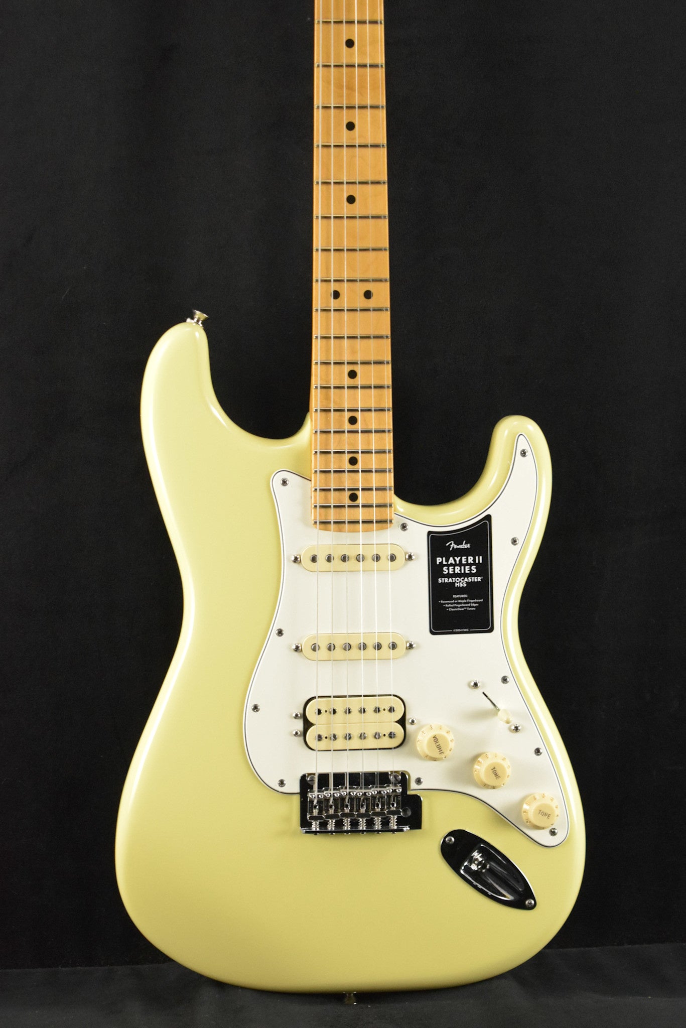 Fender Player II Stratocaster HSS Hialeah Yellow Maple Fingerboard