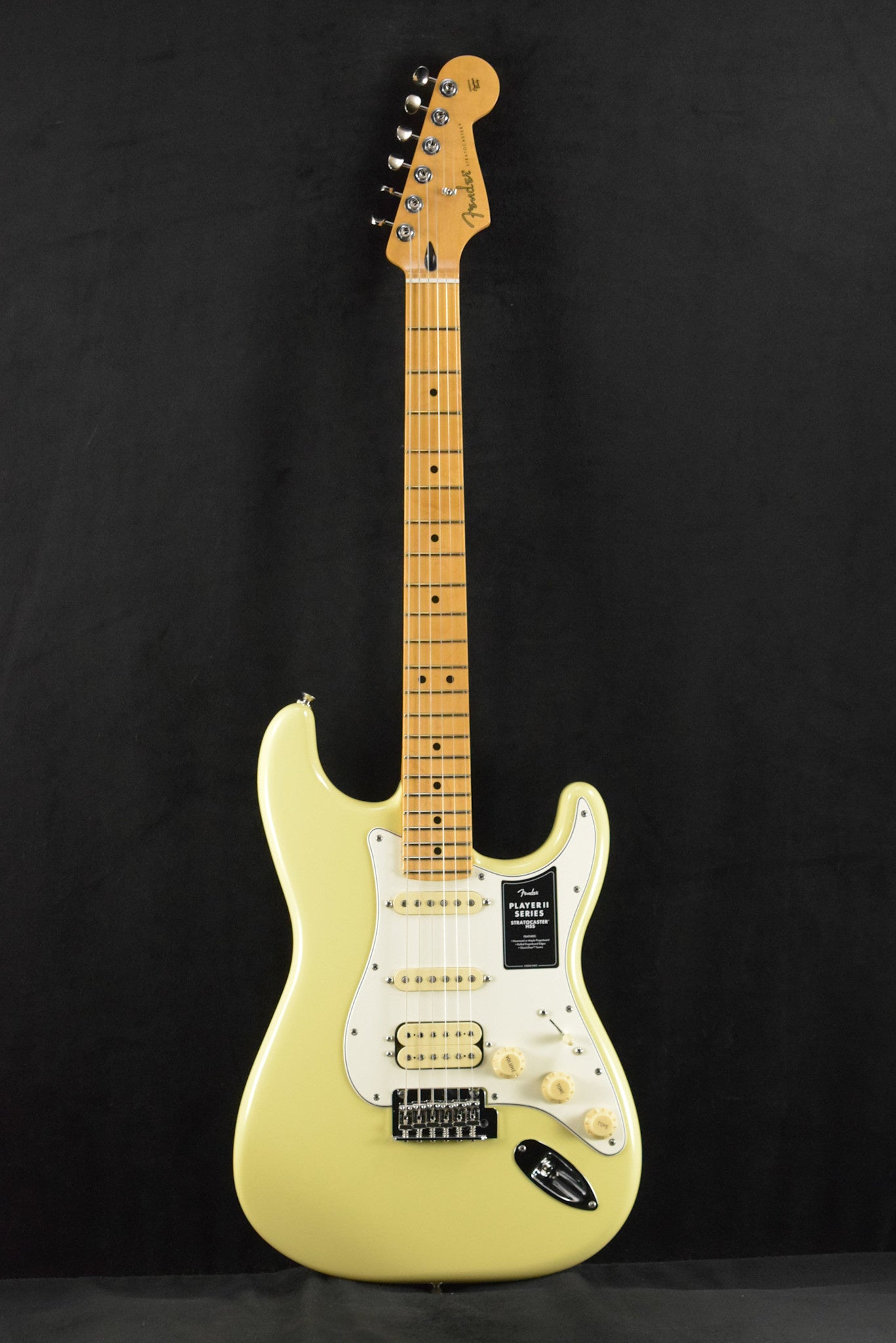 Fender Player II Stratocaster HSS Hialeah Yellow Maple Fingerboard