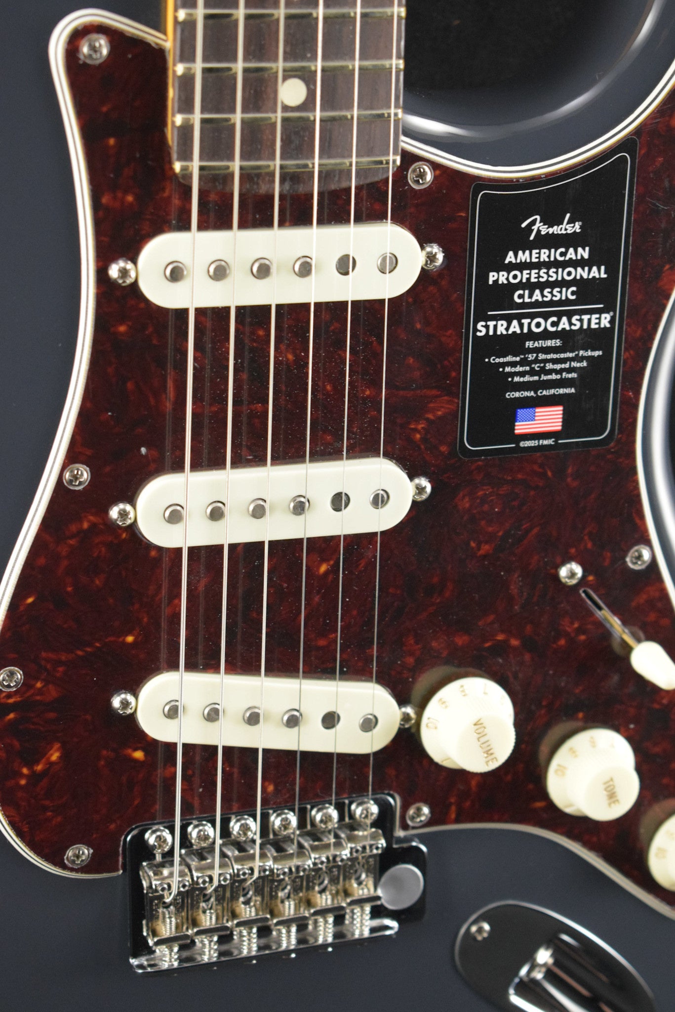 Fender American Professional Classic Stratocaster Faded Black Rosewood Fingerboard