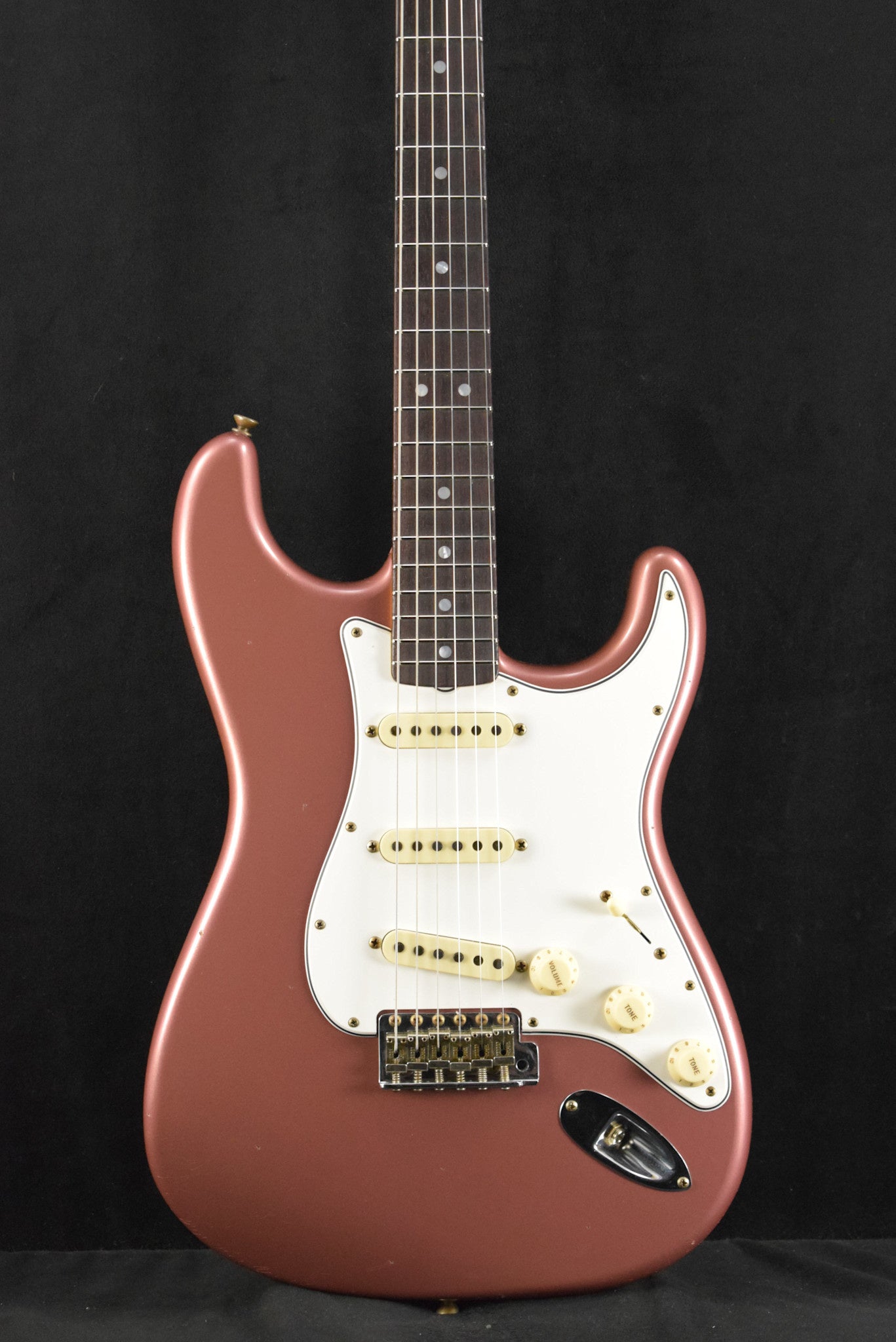 Fender Limited Edition Fat '64 Stratocaster Journeyman Relic Aged Burgundy Mist Metallic 3A Rosewood Fingerboard
