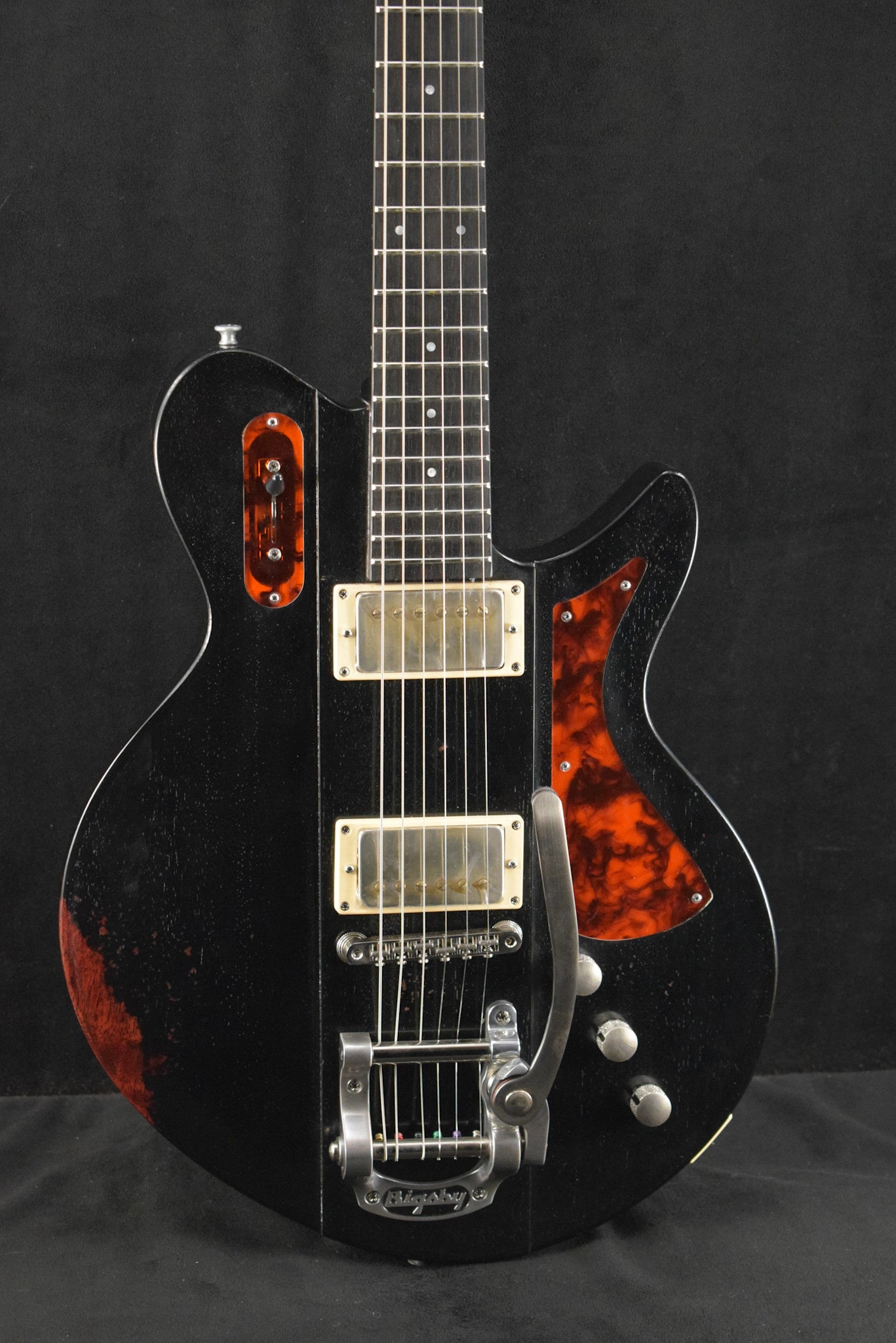 Eastman Juliet/V-B-BK Bigsby Antique Black Varnish