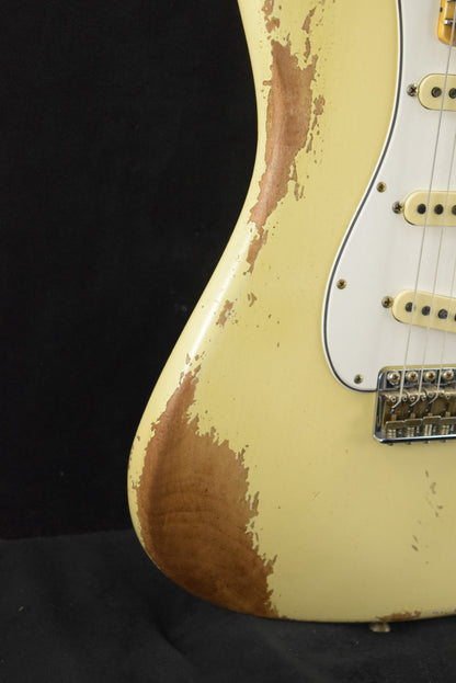 Fender Custom Shop '69 Stratocaster Heavy Relic - Aged Vintage White