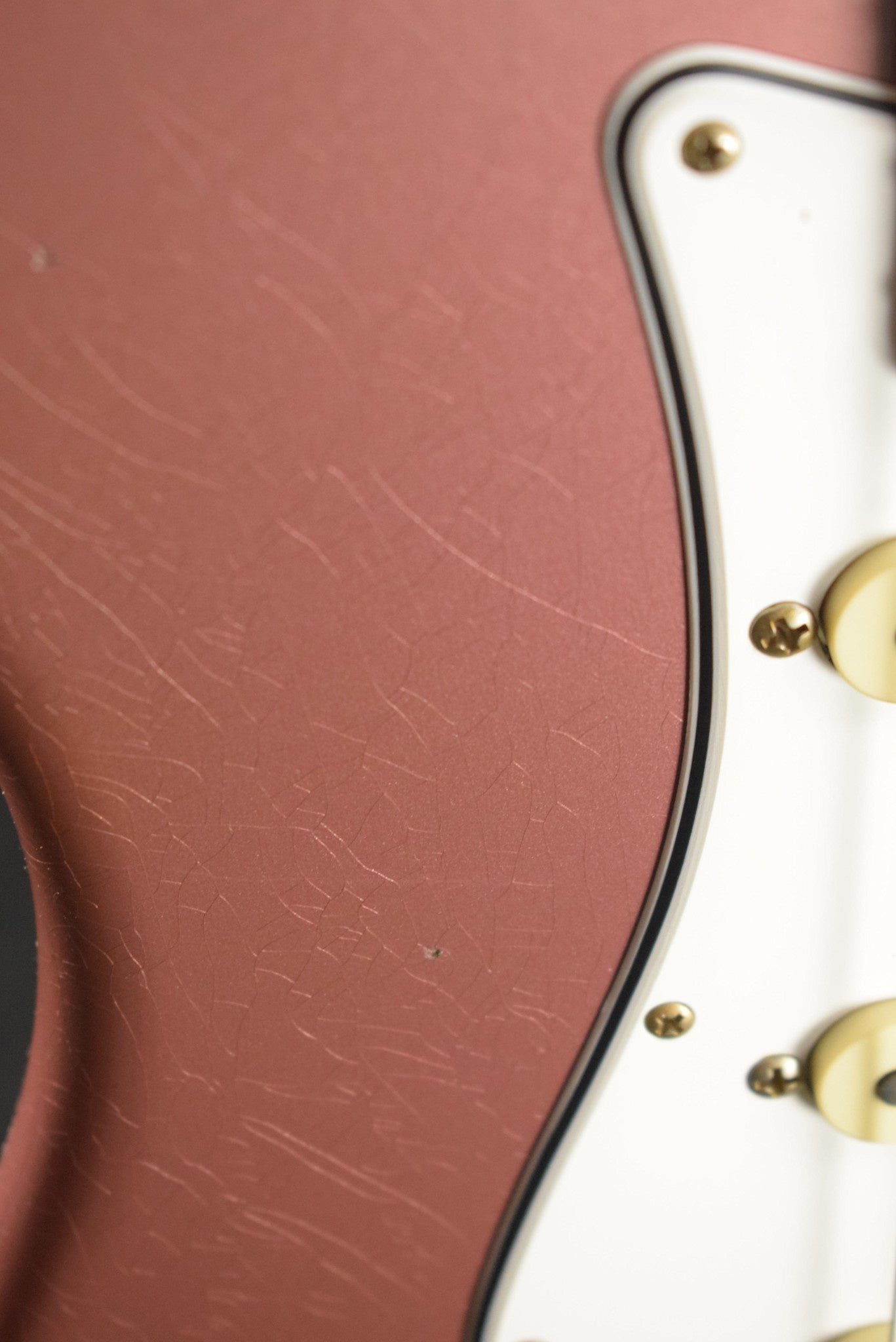 Fender Limited Edition Fat '64 Stratocaster Journeyman Relic Aged Burgundy Mist Metallic 3A Rosewood Fingerboard