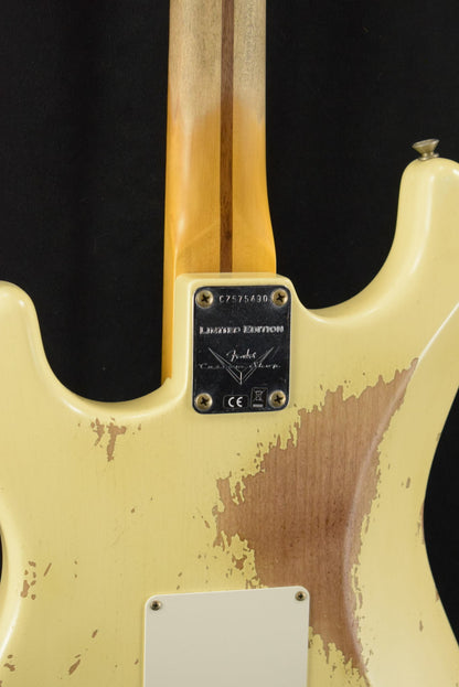 Fender Custom Shop '69 Stratocaster Heavy Relic - Aged Vintage White