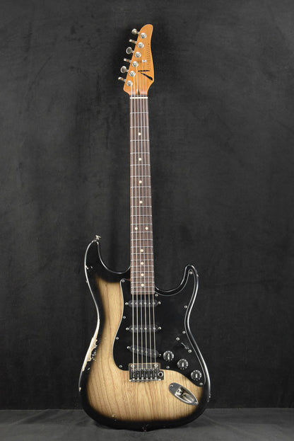 Tom Anderson Icon Classic Natural - dark grain w/Back Shaded Edge