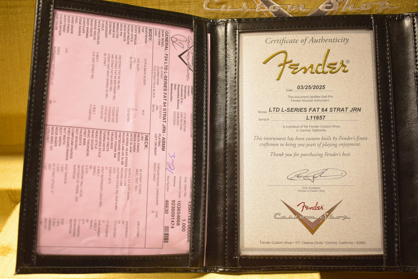 Fender Limited Edition Fat '64 Stratocaster Journeyman Relic Aged Burgundy Mist Metallic 3A Rosewood Fingerboard