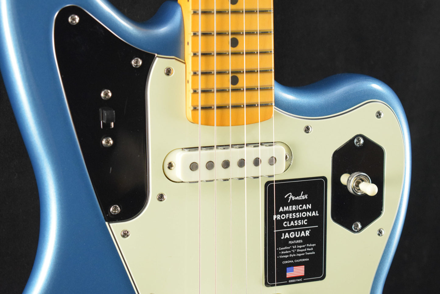 Fender American Professional Classic Jaguar Faded Lake Placid Blue Maple Fingerboard