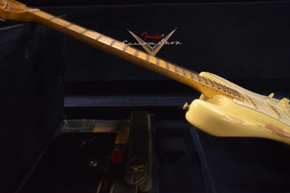 Fender Custom Shop '69 Stratocaster Heavy Relic - Aged Vintage White