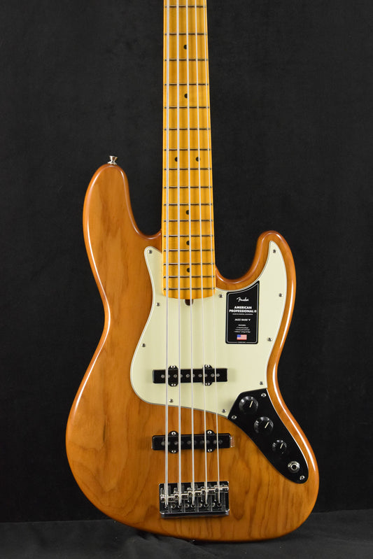 Fender American Professional II Jazz Bass V Roasted Pine Maple Fingerboard